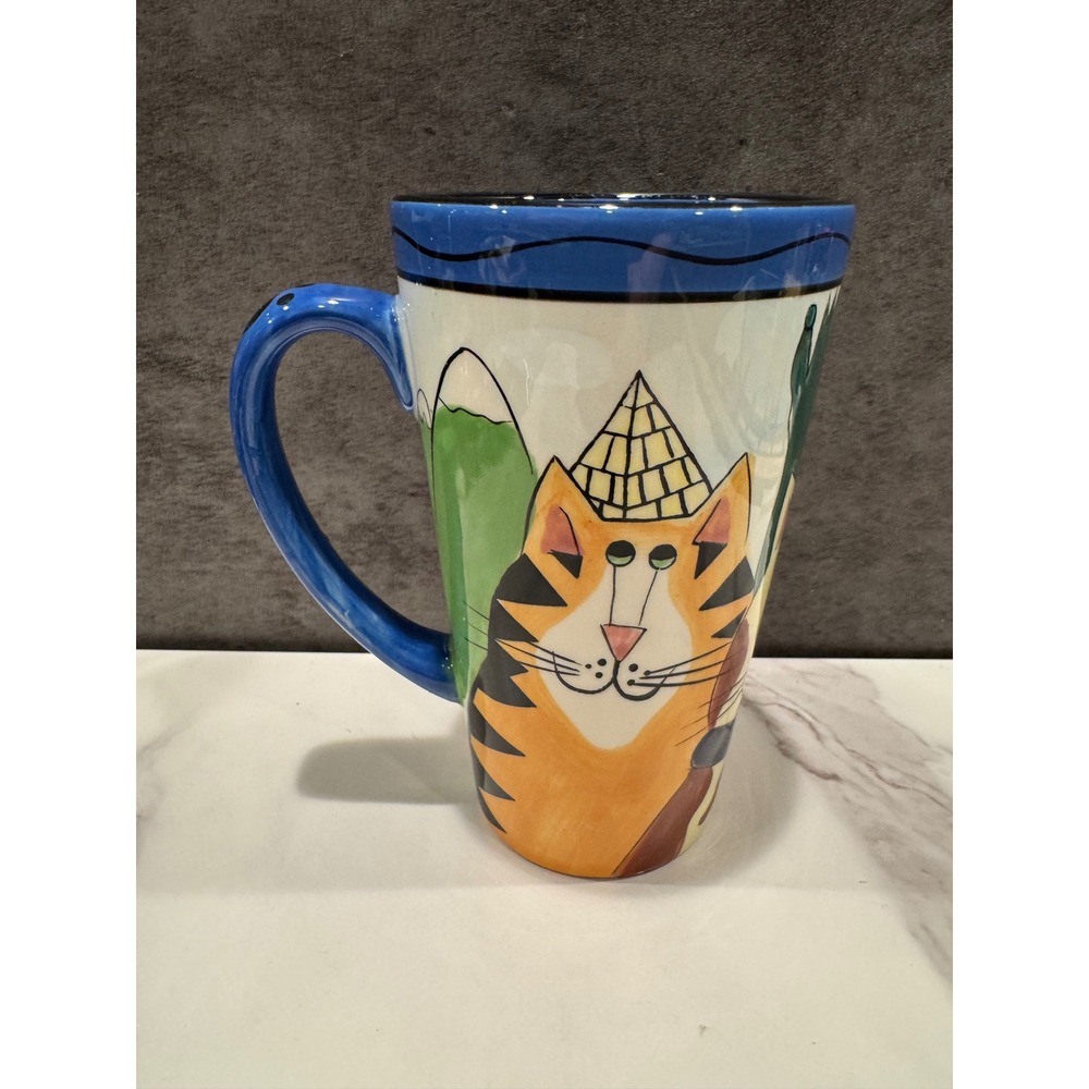 Candace Reiter CATZILLA Cat Coffee Mug 1999 Henriksen Imports Cats